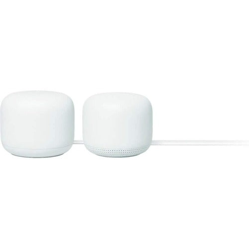 Google Nest Wi-Fi Router (AC2200) and 1 Point w/ Google Assistant - 2 Pack