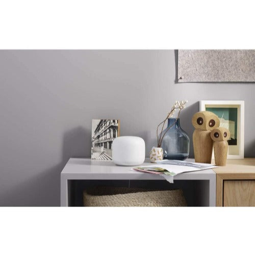 Google Nest Wi-Fi Router (AC2200) and 1 Point w/ Google Assistant - 2 Pack