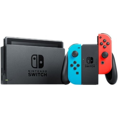 Nintendo Switch 32GB Console - Black w/ Blue and Neon Pink Joy-Con