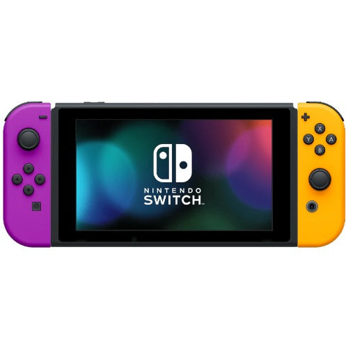 Nintendo Switch 32GB Console - Black Neon Purple/Neon Orange Joy-Con