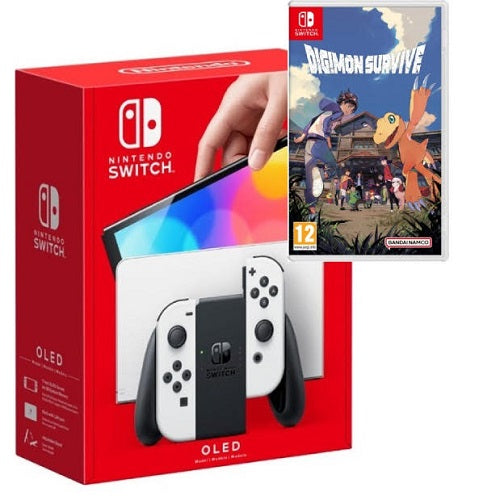 Nintendo Switch OLED Model with Digimon Survive (New condition) International spec - U.S. Plugs
