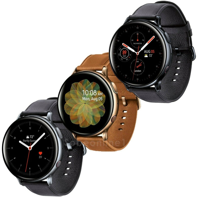 Samsung Galaxy Watch Active2 SM-R825U 44mm GPS + Cellular Stainless Steel