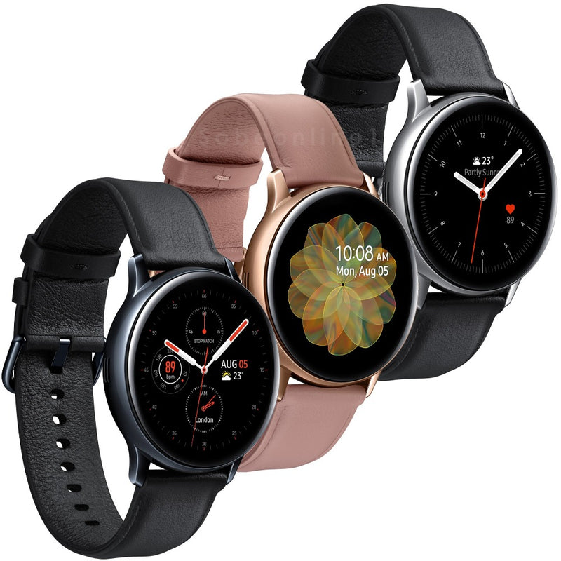 Samsung Galaxy Watch Active2 SM-R835U 40mm GPS + Cellular Stainless Steel
